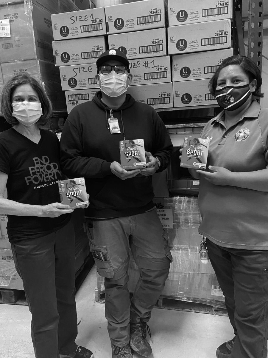 The Kwek Society Board Member Lisa Witt and the Warehouse team of the Central Consolidated School District The Kwek Society Board Member Lisa Witt and the Warehouse team of the Central Consolidated School District