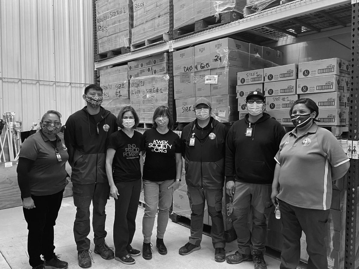 Kwek Society with CCSD Warehouse staff in November 2021 Kwek Society with CCSD Warehouse staff in November 2021