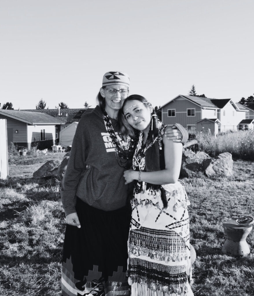 Katie Jäger-Bowie, a Citizen Potawatomi Nation tribal member and her 18-year-old daughter, Trinity