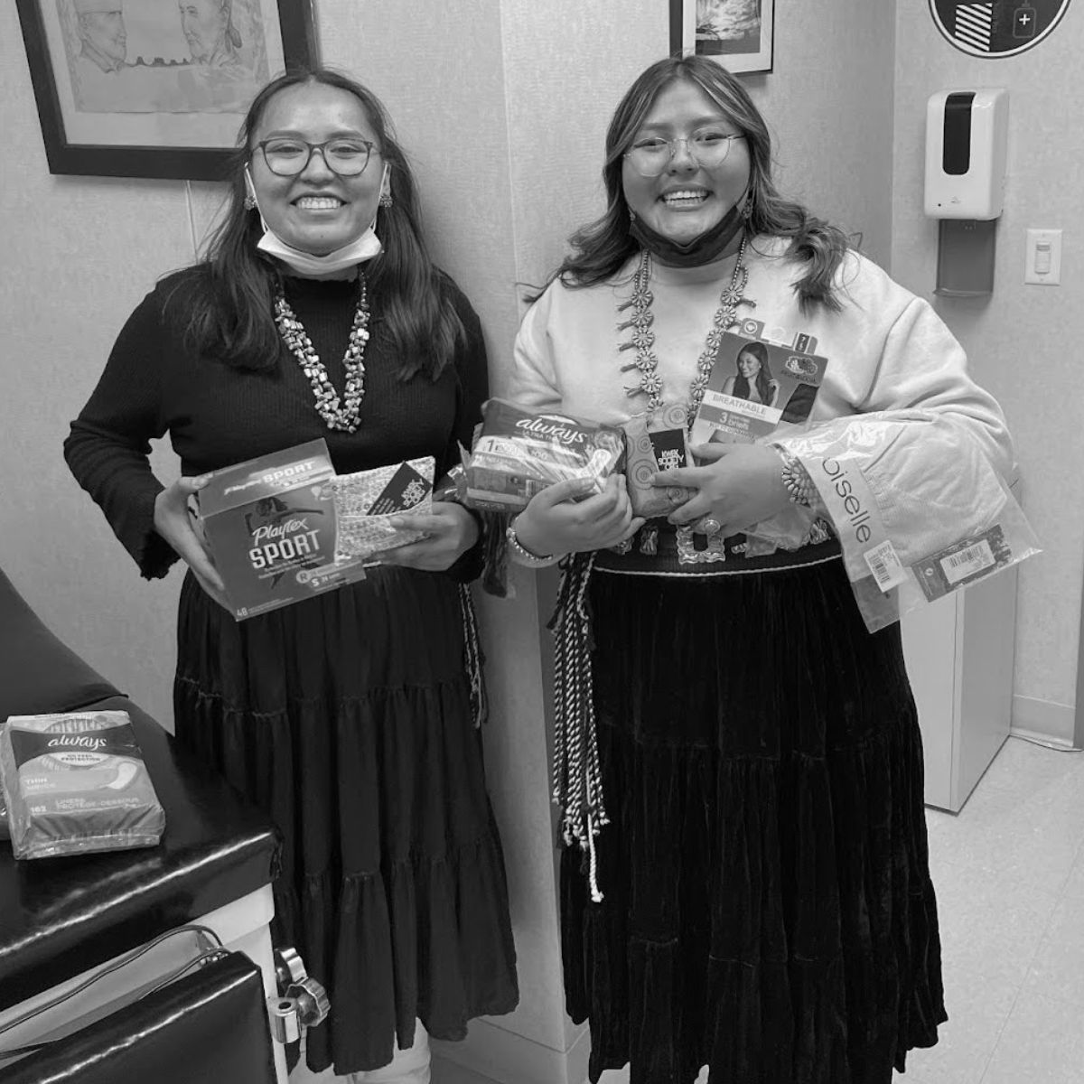 164,280 U by Kotex pads donated by Kimberly-Clark and Alliance for Period Supplies